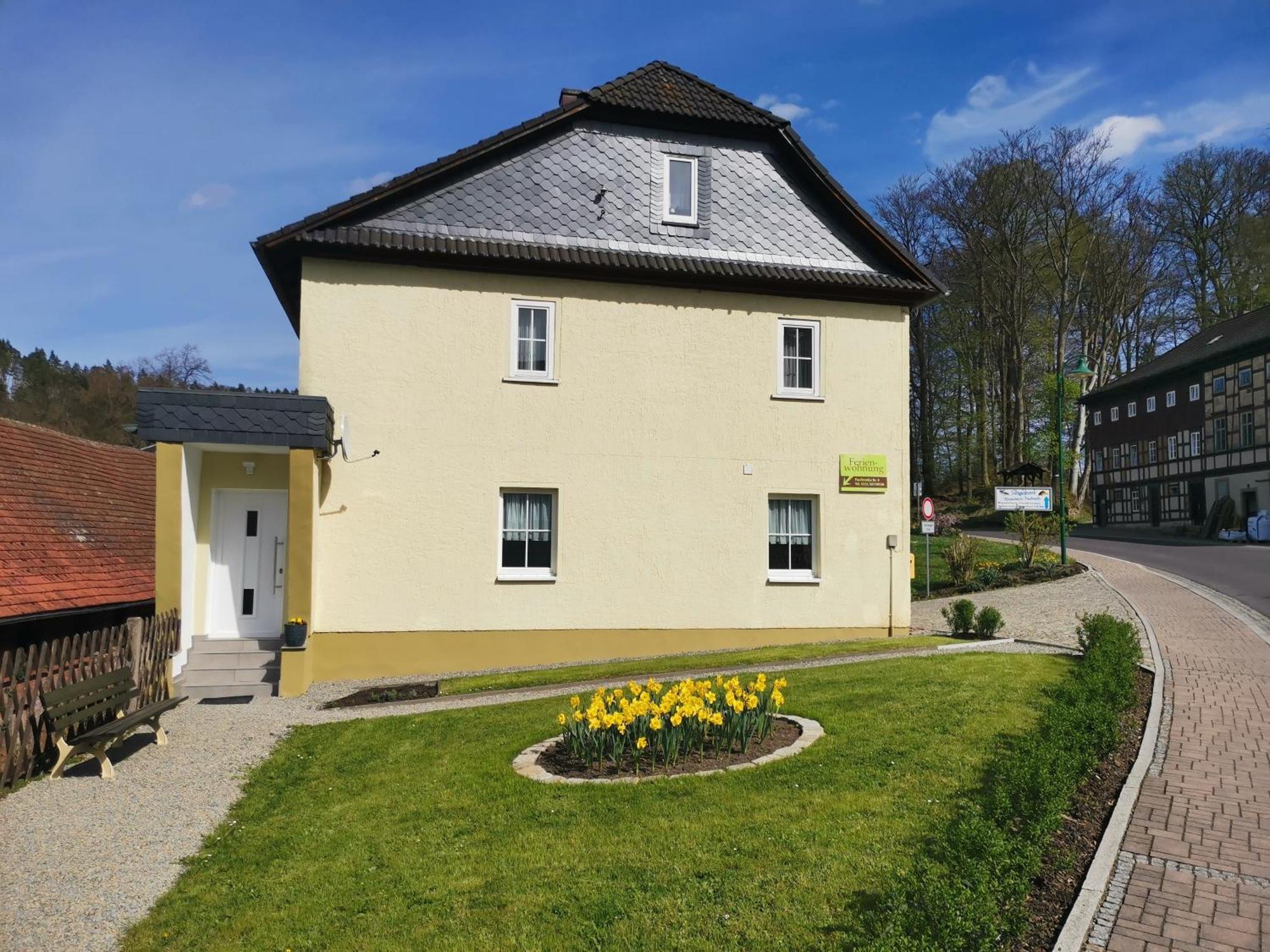 Ferienwohnung Paulinzella 9 Inklusive Parkplatz Und Wlan Esterno foto